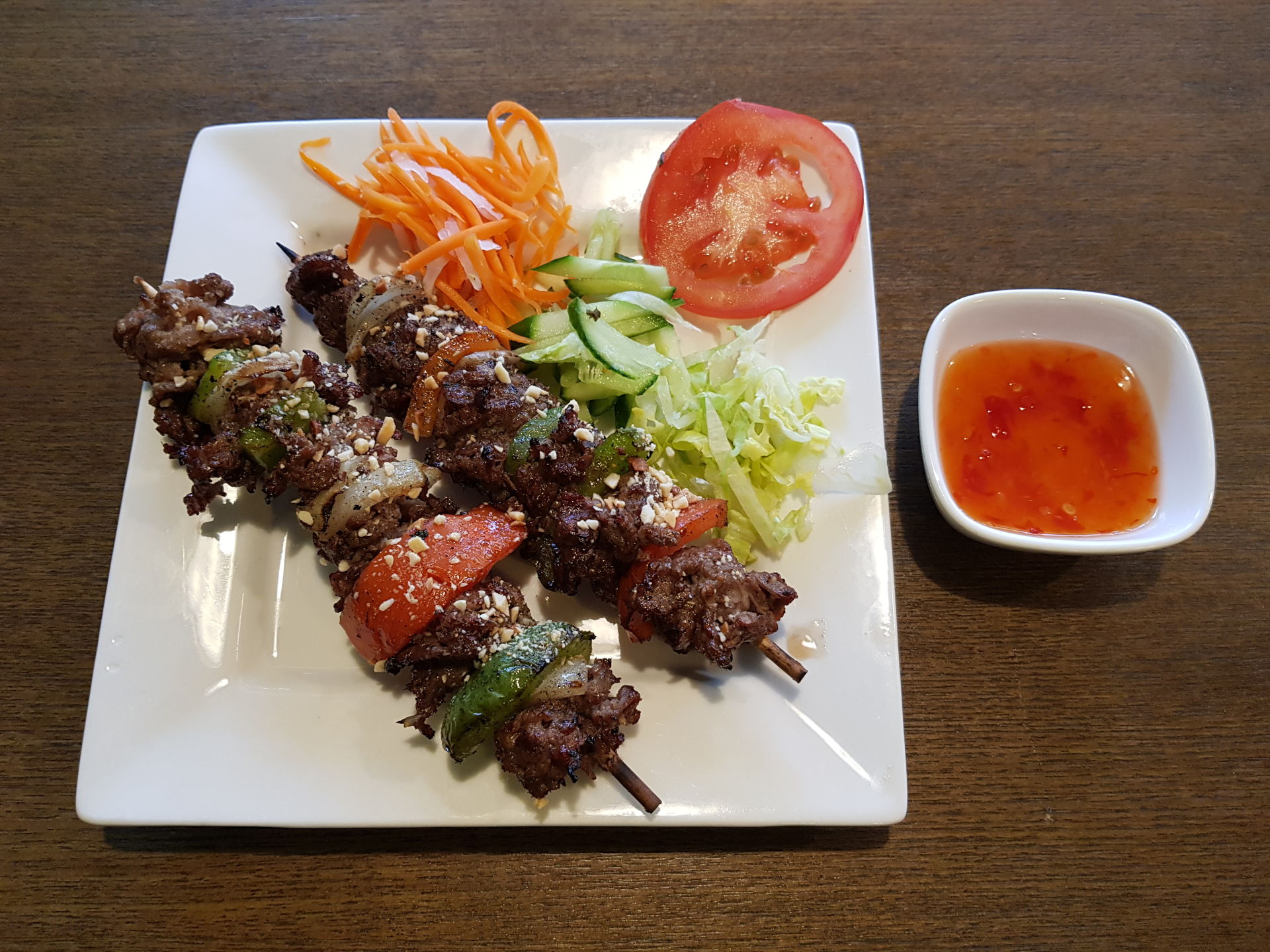 Lemongrass Beef Skewers