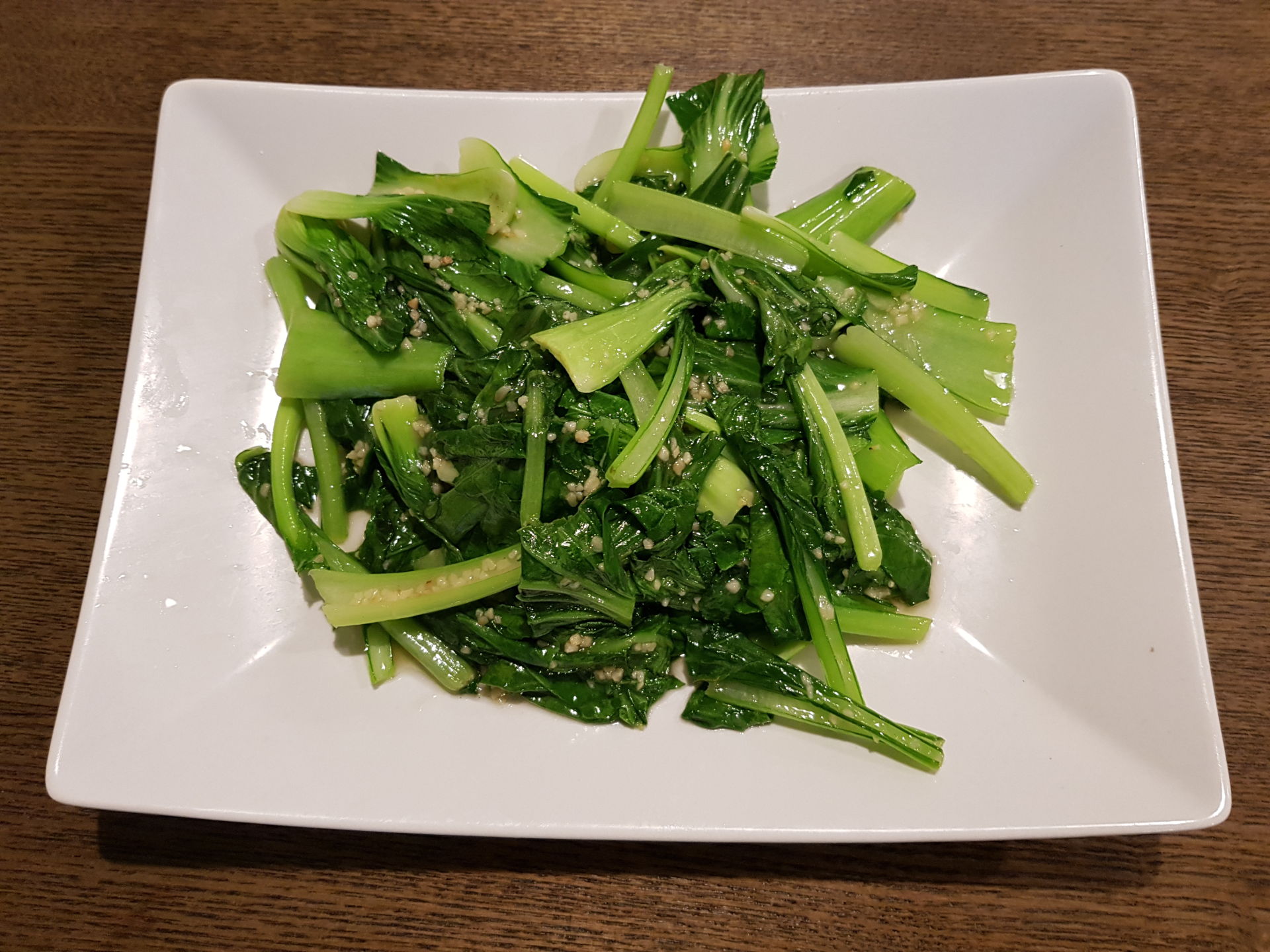 Stir-fried Bok Choy &amp; Choy Sum with Garlic