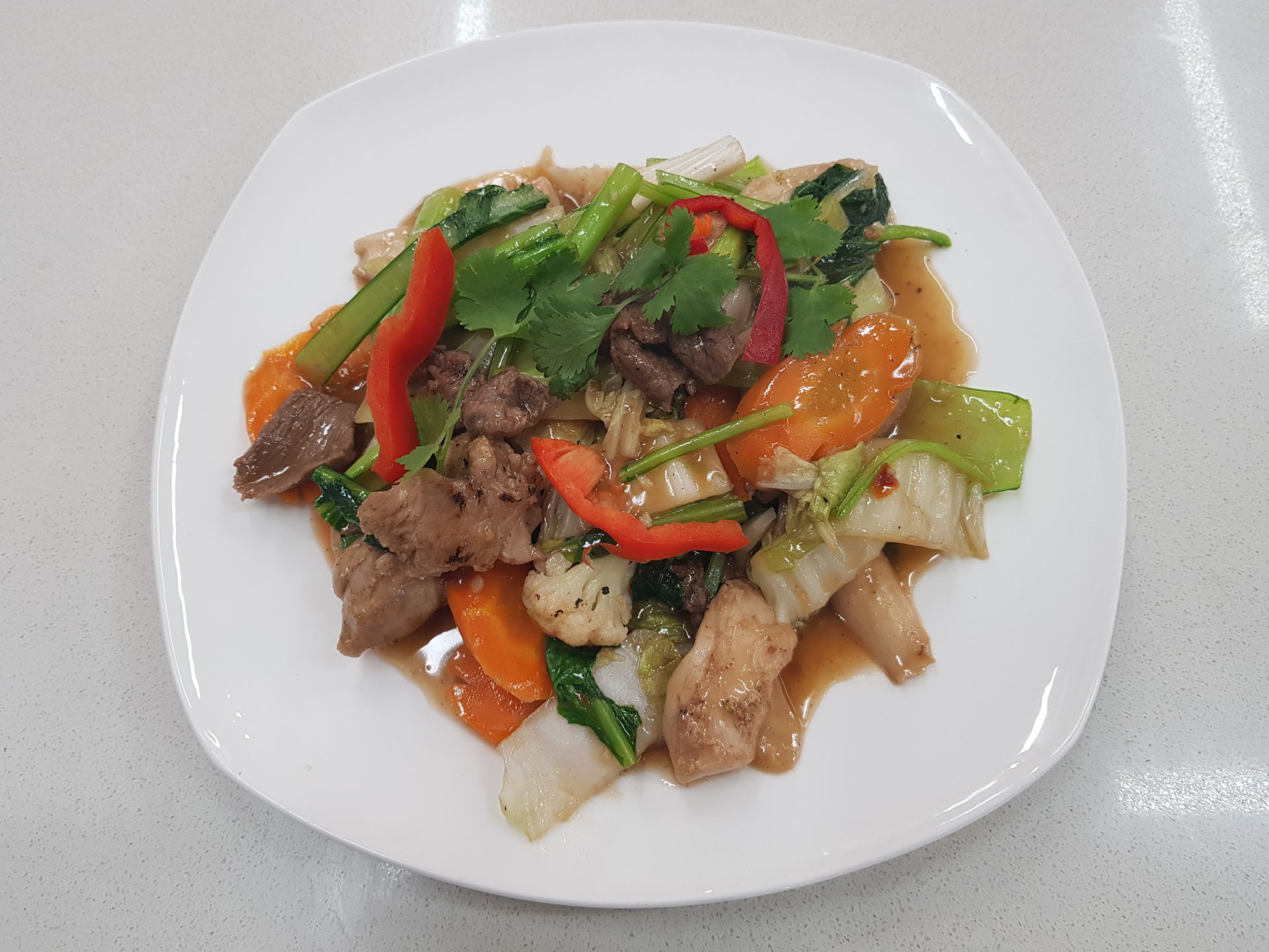 Chicken Beef Combination