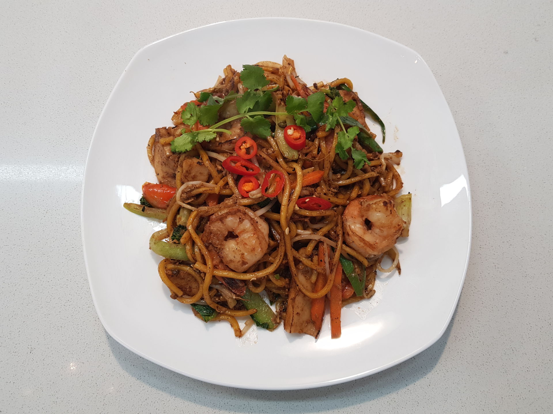 Hokkien Noodles With Seafood